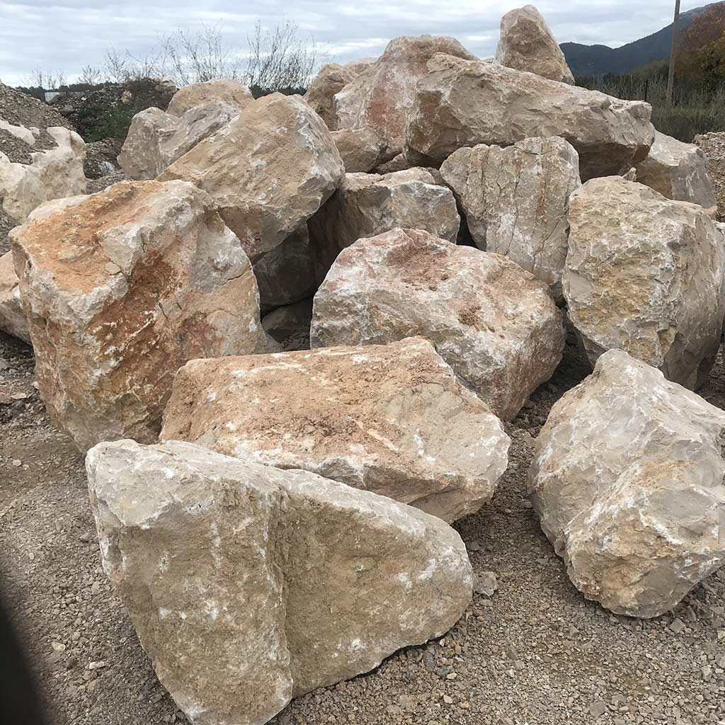 Enrochement et gabion